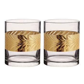Two Luxury Gold Whisky Tumblers, 2 of 11
