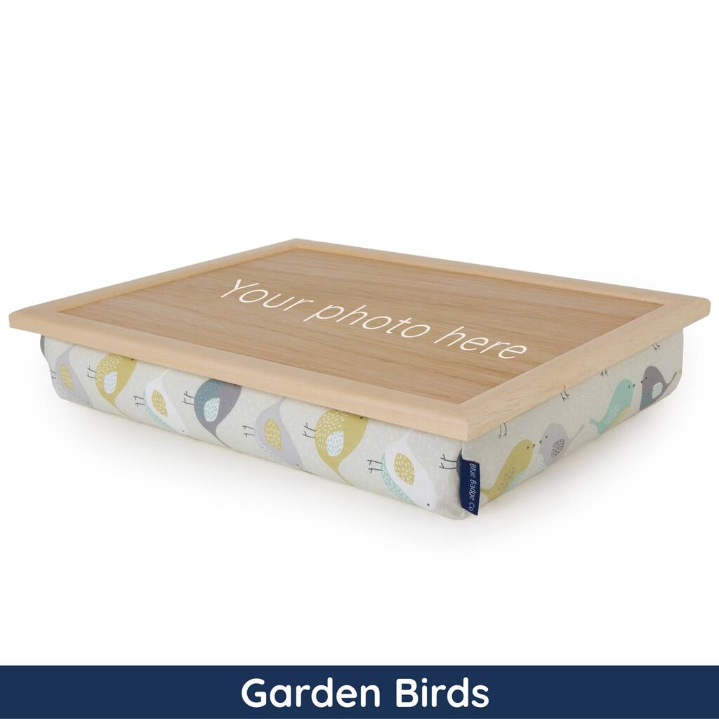 Personalised Bean Bag Cushion Animal Fabric Lap Tray By Blue Badge Co