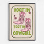 Root'in Toot'in Cowgirl Print, thumbnail 5 of 8