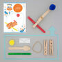 Pirate Party Bag With Peg Doll And Catapult Kits, thumbnail 3 of 8