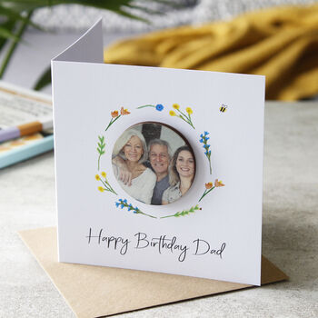 60th Birthday Personalised Photo Magnet Card, 4 of 6