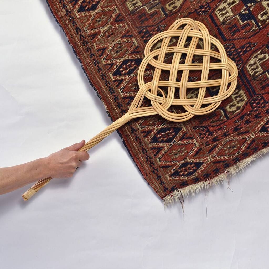 Vintage Style Rattan Carpet Beater, 1 of 5