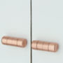 Copper Knob With Ridging Detail, thumbnail 1 of 5