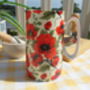 Medium Jug In Red Poppy Design, thumbnail 1 of 9