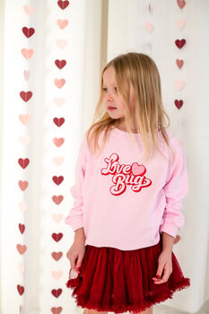 Valentines 'Mummy's Boy'/ 'Daddy's Girl Retro Embroidered Sweatshirt Jumpers, 6 of 7