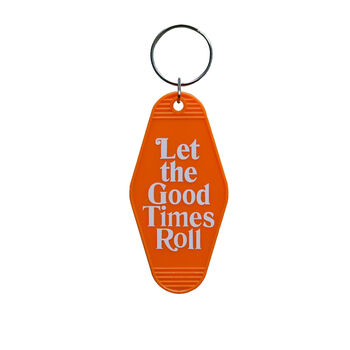 Hoy Motel Keyring Let The Good Times Roll Orange, 2 of 4