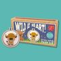 Wild At Heart Mini Matchbox Cross Stitch Kit, thumbnail 1 of 5