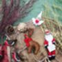 Handmade Fairtrade Felt Christmas Rudolph Decoration, thumbnail 8 of 12