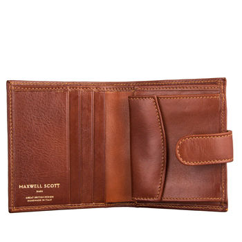 Personalised Luxury Small Leather Wallet. 'The Pietre', 5 of 12