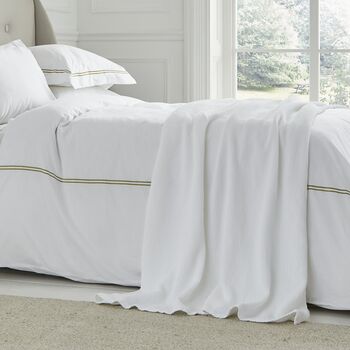 Hampton Cotton Matelasse Throw Blanket White, 7 of 8