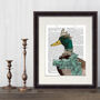Lady D, Duck Book Print, Framed Or Unframed, thumbnail 1 of 5
