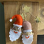 Felt Santa Handmade Christmas Decoration, thumbnail 7 of 8