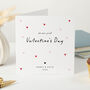 Personalised First Valentine’s Day Card With Names And Year, thumbnail 1 of 4