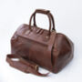 Woman's Small Leather Travel Holdall Bag, thumbnail 8 of 12