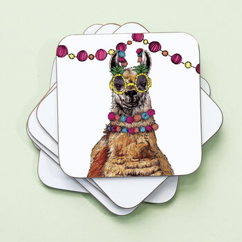 Party Animals Drinks Coaster Set, 3 of 8