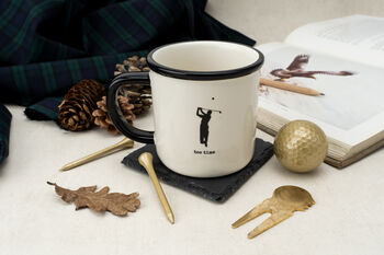 Golf Ceramic 'Tee Time' Mug With Gift Box, 2 of 4