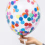 Colourful Confetti Filled Balloons, thumbnail 1 of 2