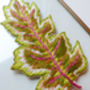 Single Leaf Embroidery Framed Art, thumbnail 6 of 7