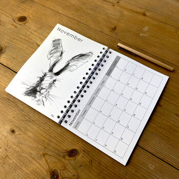 2024 Diary Week To View With Wildlife Art A5 Size, 9 of 10