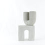 Geometric Concrete Arch Sculpture Bookends, thumbnail 3 of 8