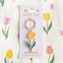 Spring Tulip Keyring, thumbnail 1 of 3