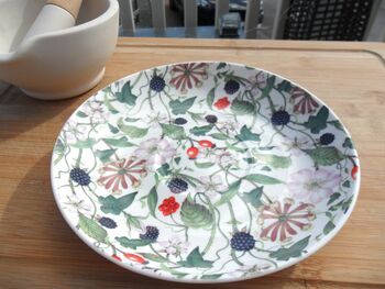 Large Cup And Saucer In Hedgerow Bramble Design, 2 of 12