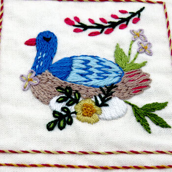Twelve Days Of Christmas Festive Embroidery Kit, 12 of 12