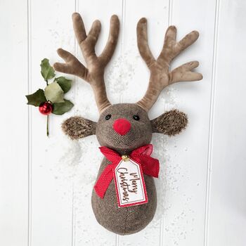 Christmas Reindeer Wall Mounted Head, 3 of 5