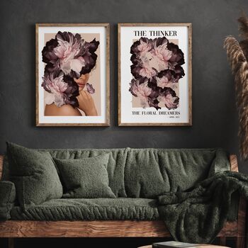 The Thinker Floral Dreamers Print, 2 of 2