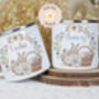 Personalised Easter Hot Chocolate Enamel Mug, thumbnail 2 of 3