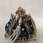 Emerald Green Velvet Potli/Wrist Bag, thumbnail 8 of 10