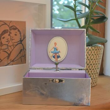 Ballerina Musical Jewellery Box Lavender, 2 of 12