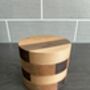 Set Of Four Handmade Mixed Hardwood Coasters, thumbnail 5 of 5