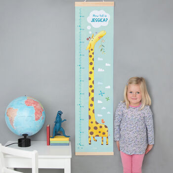 Personalised Giraffe Height Chart, 2 of 8