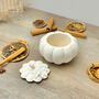 White Pumpkin Decorative Bowl Autumn Home Decor Gift, thumbnail 7 of 10