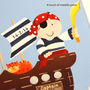 Personalised Pirate Ship Name Canvas, thumbnail 7 of 9