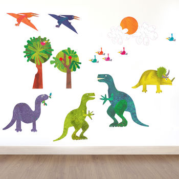 Childrens Dinosaur Wall Sticker Pack, 4 of 6