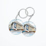 Personalised Leeds Utd Football Keyring, Elland Road, thumbnail 3 of 5