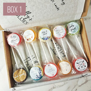 Wedding Alcoholic Lollipop Sample Box, 3 of 5