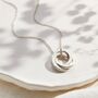 Personalised Mini Russian Ring Wabi Sabi Necklace, thumbnail 4 of 7