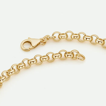 9ct Yellow Gold Rolo Chain Necklace 18 Inch, 5 of 6