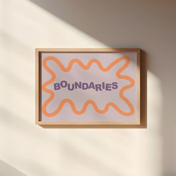 Boundaries Typography Print, 7 of 8