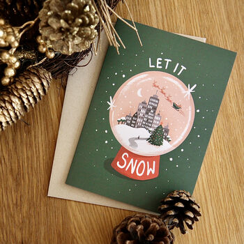 Let It Snow Christmas Card, 4 of 4