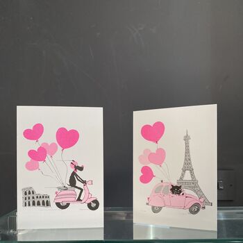 Rascals Dog Valentine Card Love In Rome, 4 of 4