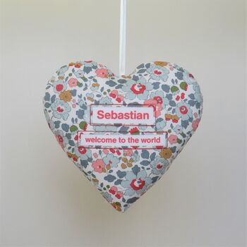 New Baby Liberty Print Heart, 8 of 8