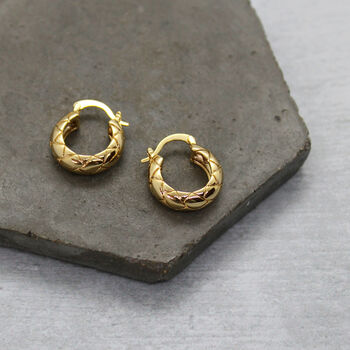 Classic Gold Hoops, 2 of 4