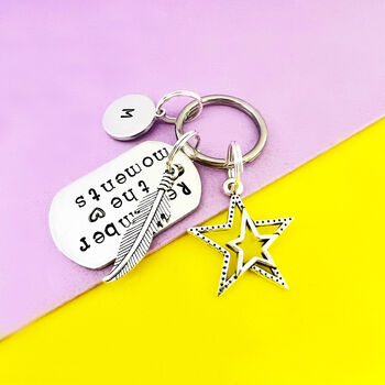 Personalised Remembrance Memorial Keyring Keepsake, 2 of 7
