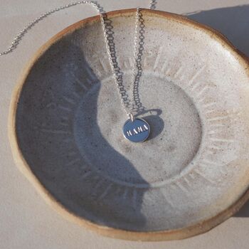 Personalised Hand Stamped Mama Necklace, 8 of 12