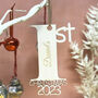 Personalised 1st Christmas 2023 Decoration, thumbnail 1 of 8