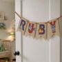 Wooden Animal ' Bunting Letters', thumbnail 2 of 4